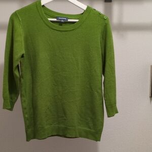 Modcloth Vibrant Green Knit Sweater